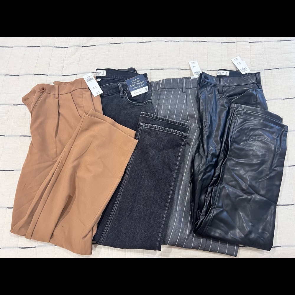 4 Pairs of Abercrombie Pants - All new with Tags